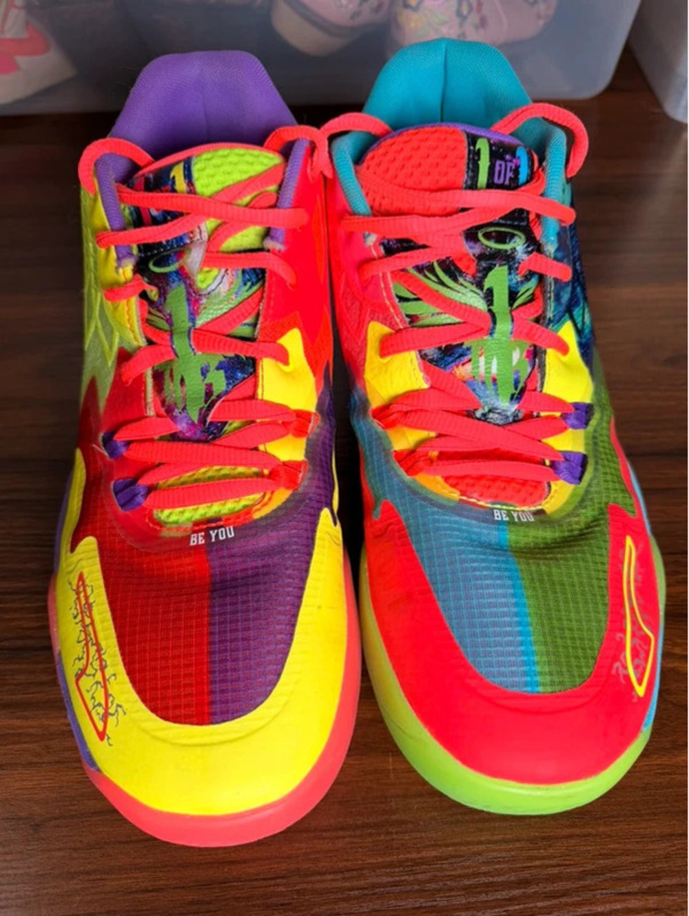 Puma LaMelo Ball MB.01 Cosmic Galaxy Basketball Shoes Size 9.5